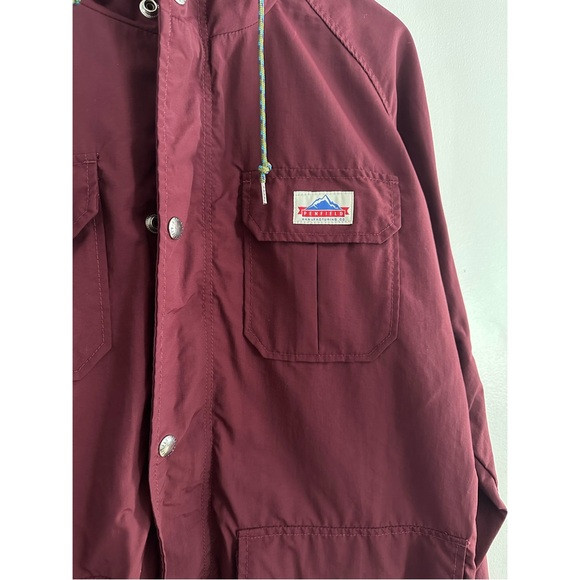 Penfield Men's Maroon Raincoat - Picture 2 of 8